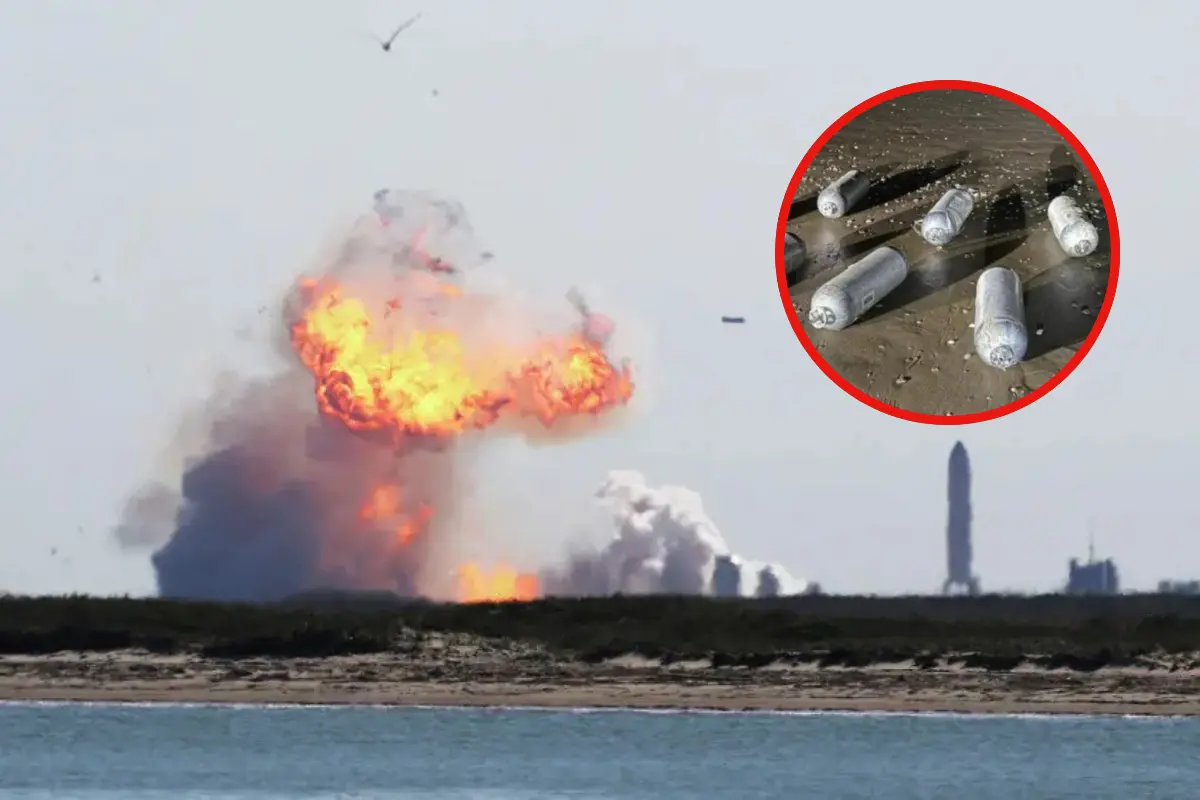 Los restos del cohete Starship, no son contaminación, asegura SpaceX | Foto: Perla Herrera