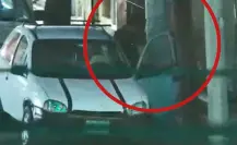 Cámaras del C4 exhiben a hombre en robo de auto en Monterrey