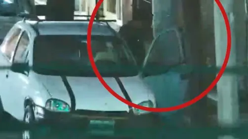 Cámaras del C4 exhiben a hombre en robo de auto en Monterrey