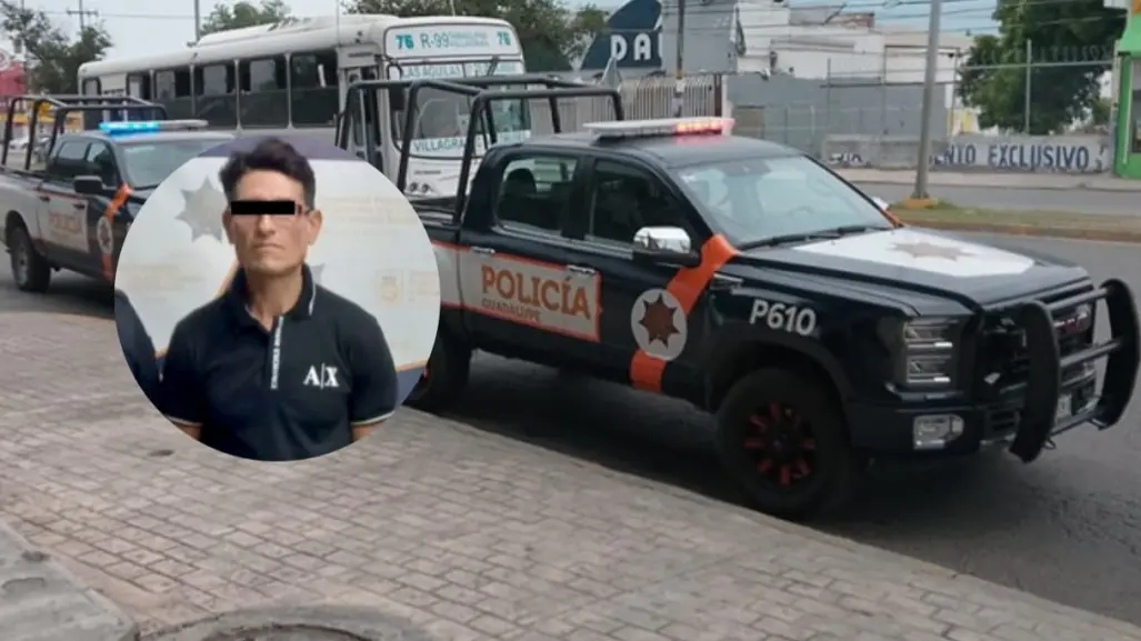 Policía de Guadalupe detiene a hombre con droga y ligado a robos