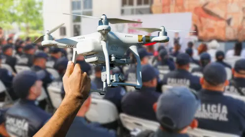 Policía Municipal de La Paz ya usa drones para vigilancia