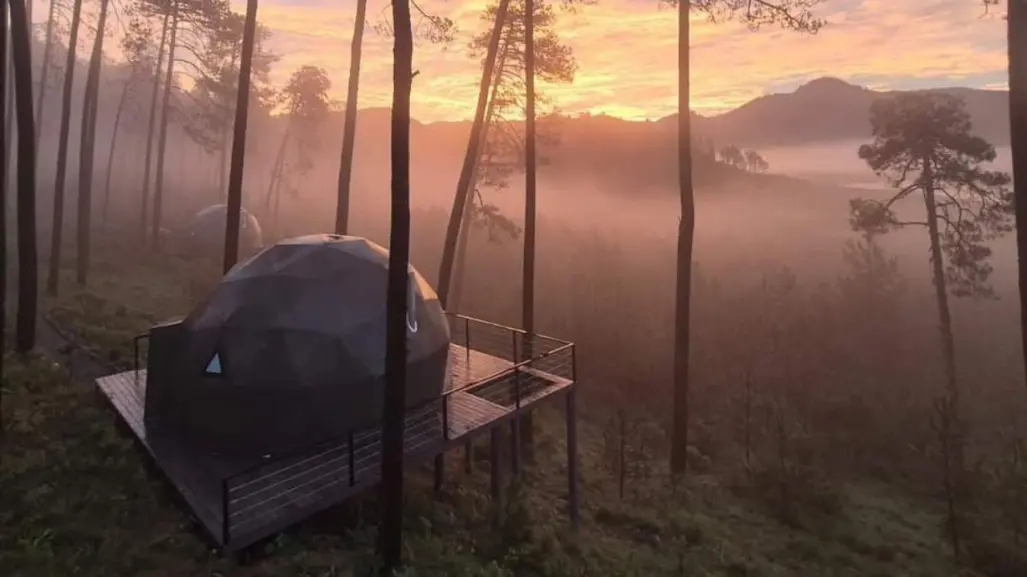 Escápate al bosque en Edomex: en este lugar hay glamping con burbujas y kayak