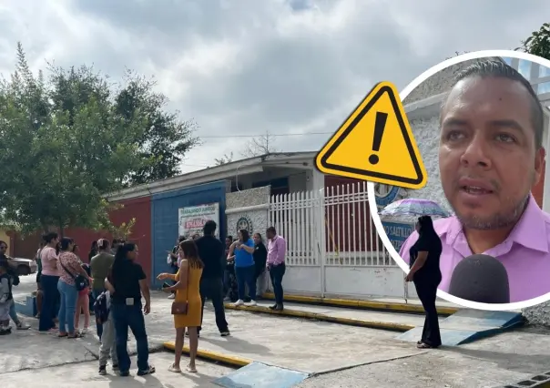 Se manifiestan en la primaria Dr. Miguel Talamas por presunto desvío de recursos en Saltillo 