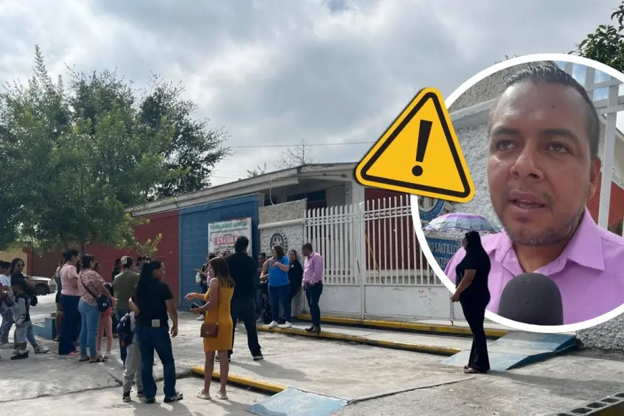 Se manifiestan en la primaria Dr. Miguel Talamas por presunto desvío de recursos en Saltillo 
