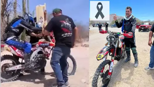 Muere motociclista que se incendió durante la carrera Coyote 300 tras días de lucha