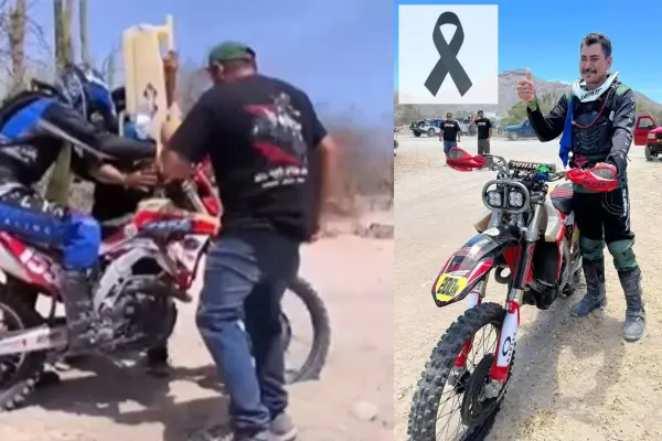 Muere motociclista que se incendió durante la carrera Coyote 300 tras días de lucha