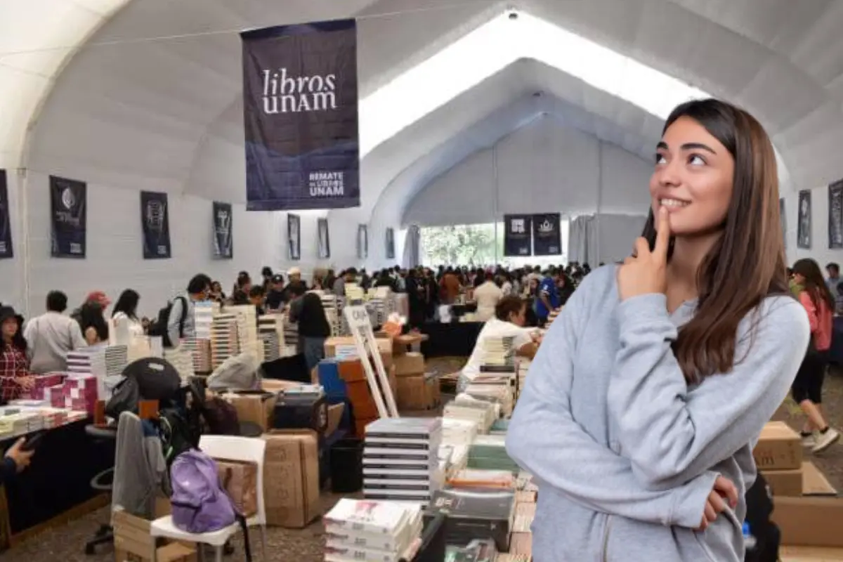 Eventos en CDMX y chica pensando. Foto: unam.mx y Freepik | Canva