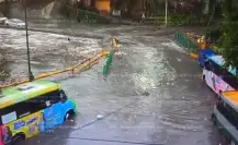 Presa Lomas de Becerra se desborda en la Álvaro Obregón tras alerta púrpura por lluvias en CDMX