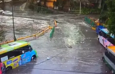 Presa Lomas de Becerra se desborda en la Álvaro Obregón tras alerta púrpura por lluvias en CDMX