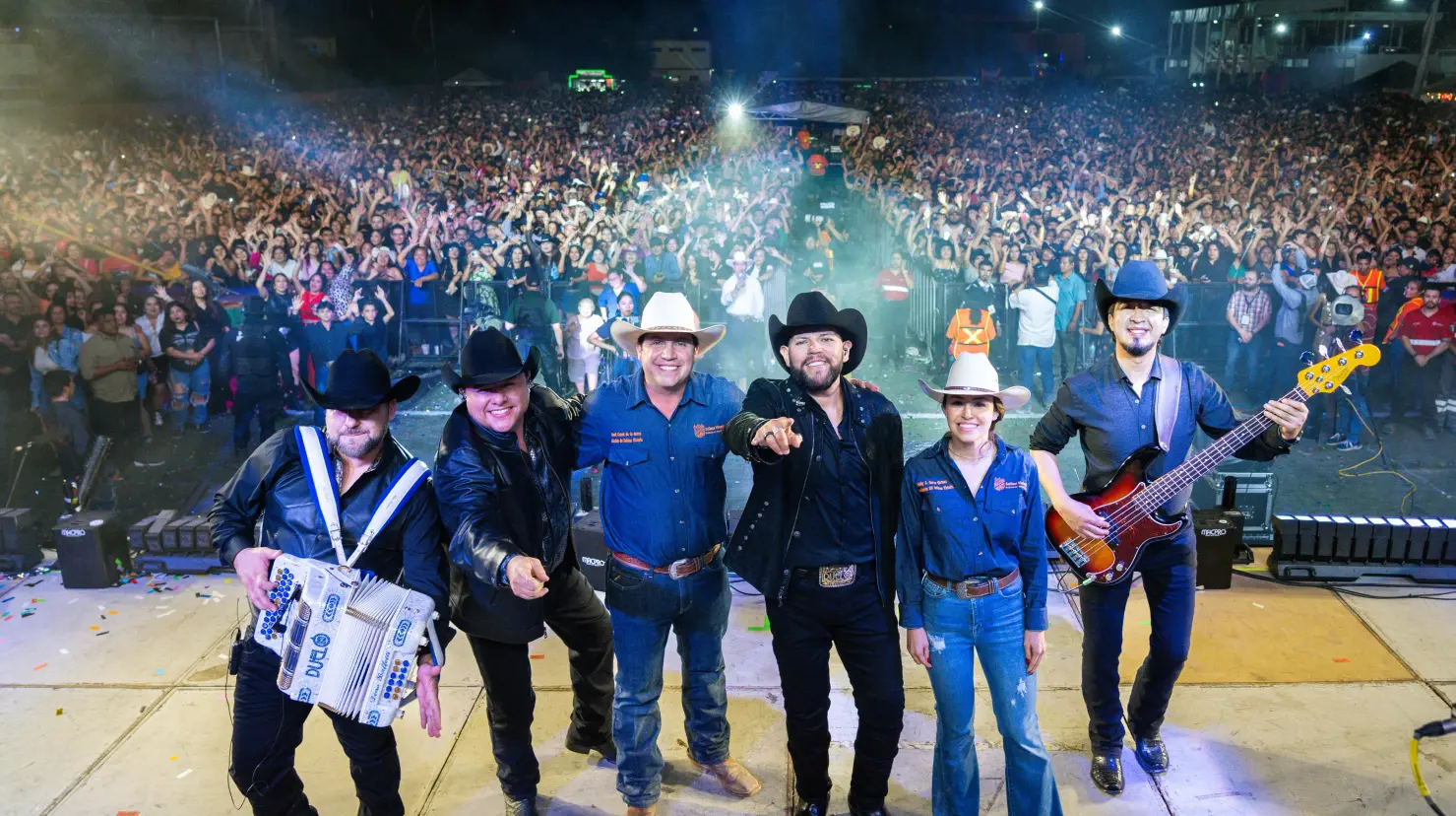 La programación musical fue uno de los principales atractivos que impulsaron el récord de asistencia en Salinas Victoria. Foto: Gobierno de Salinas Victoria.