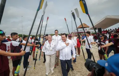 Gobierno de Yucatán entrega pista de remo en Progreso y da inicio a Olimpiada Nacional