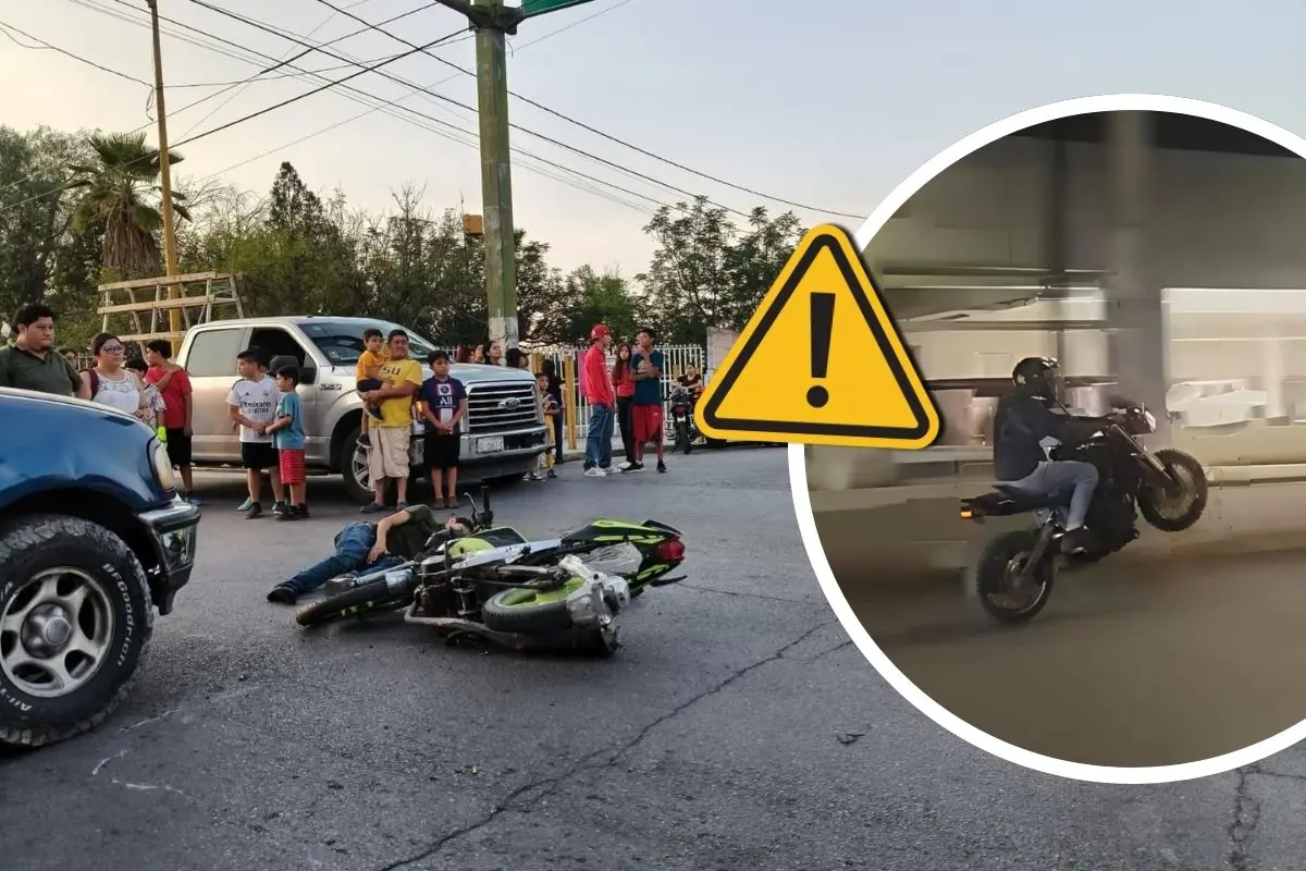 Al alza accidentes en motocicletas en Saltillo / Foto: Archivo POSTA MX | Canva