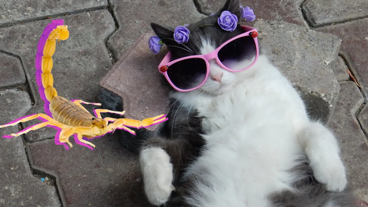 Es un mito que los gatos sean inmunes a la picadura a los alacranes de Durango. Foto: Especial.