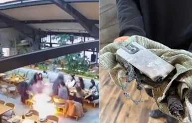 VIDEO | Batería portátil explota en restaurante del Pedregal en CDMX y genera alerta sobre su uso