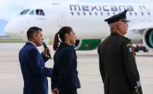 Claudia Sheinbaum recibe primer aeronave Embraer E195 – E2 para Mexicana de Aviación en el AIFA