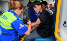 Fuga de gas deja 17 intoxicados en Soriana de San Nicolás