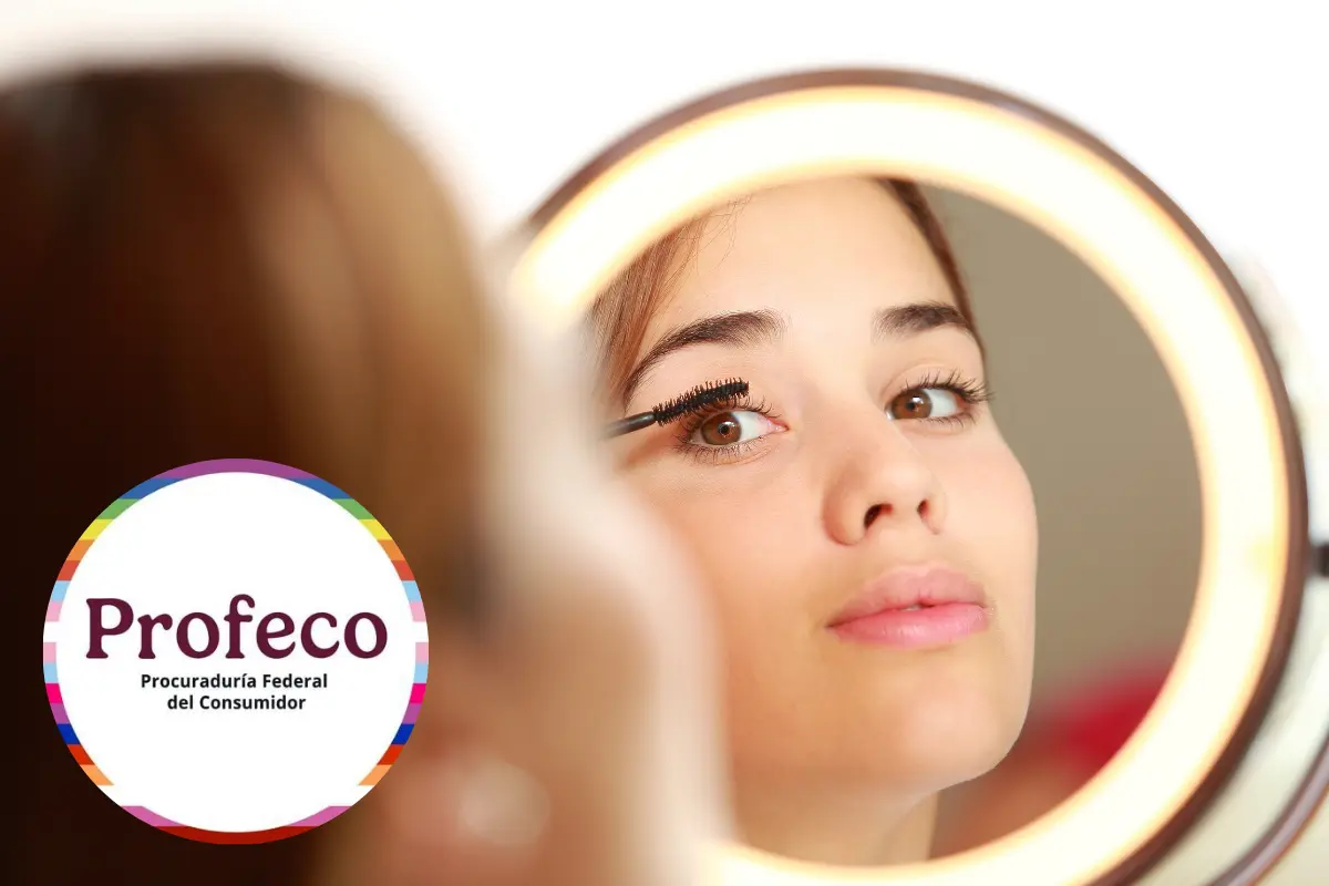 El rímel de bajo costo y mejor calidad, según Profeco, se puede conseguir en plataformas digitales. Foto: Profeco | Canva
