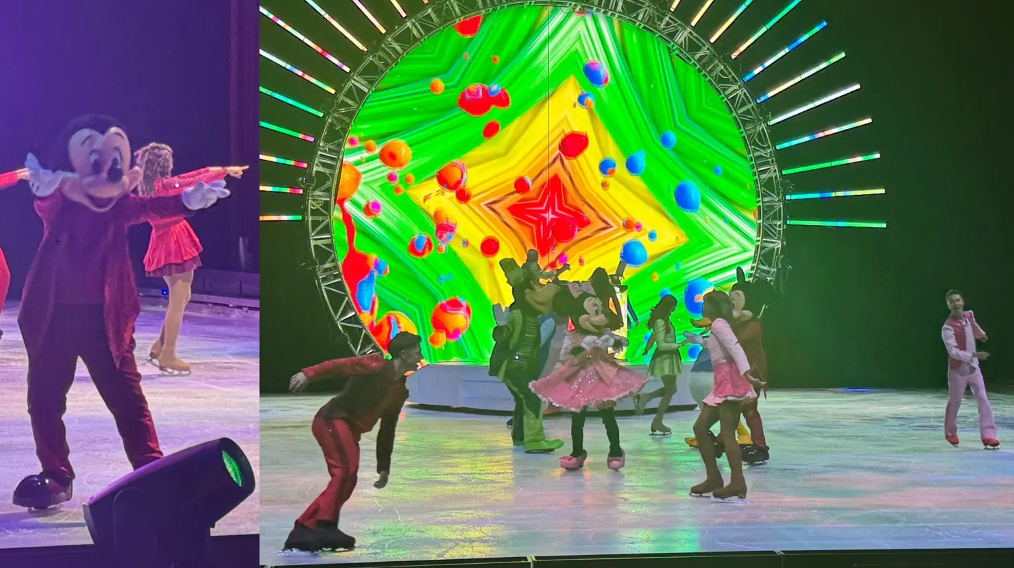 Con 40 personajes, actos aéreos y una DJ mexicana como host, “Disney On Ice: Bailemos” inicia su tour mundial en el Auditorio Nacional. Foto: Otto Rojas
