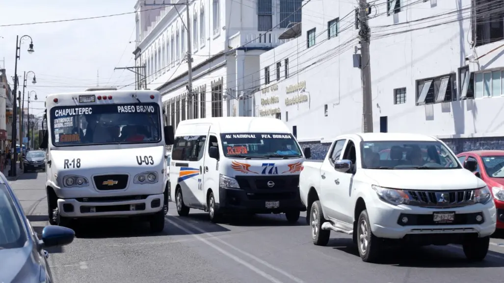 Reemplacamiento para transporte público en Puebla; inicia Revista Vehicular 2025