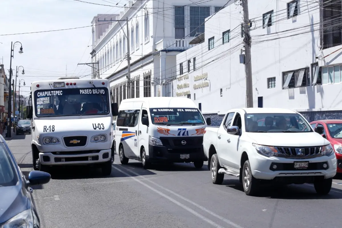 Transporte público del estado de Puebla Foto: Jafet Moz