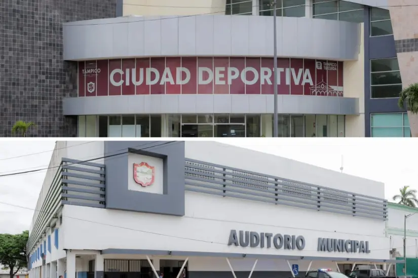 La Ciudad Deportiva y el Auditorio Municipal de Tampico han sido habilitados como refugios temporales. Foto: Axel Hassel