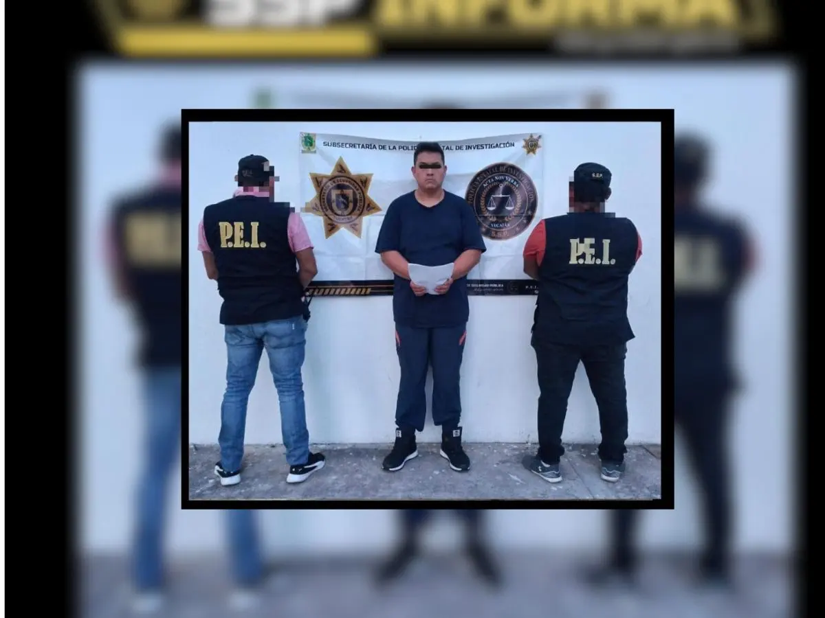Las autoridades lograron la captura de otro implicado en el robo a un cajero automático al norte de Mérida y resulto estar prófugo de la justicia del estado de Jalisco desde 2023.- Fuente SSP