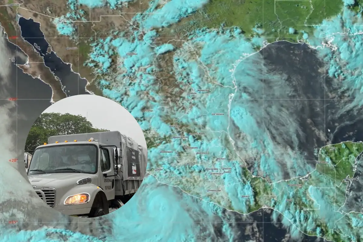 SEMAR pide a la ciudadanía mantenerse informado, tras el paso de la tormenta Barry | Foto: Perla Herrera