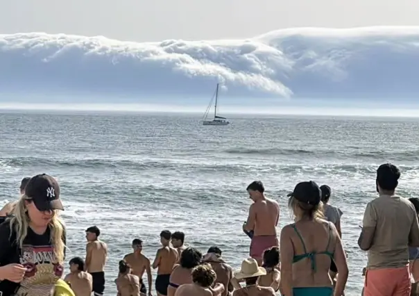 Tsunami de nubes sorprende a habitantes de 3 ciudades portuguesas | VIDEO