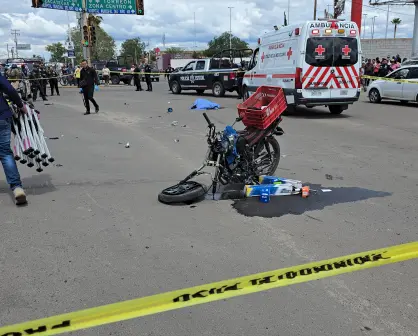 Muere joven motociclista al chocar con patrulla de Policía Estatal