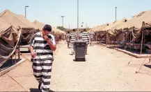 La única prisión de Estados Unidos donde los reclusos vivían en casas de campaña
