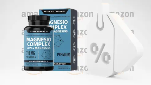 Amazon tiene estas cápsulas de Magnesio al 51% de descuento