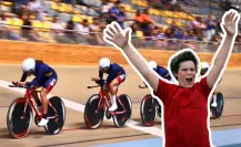 Ciclistas de pista de BCS triunfan en Olimpiada Nacional; ¿cuántas de oro llevamos?