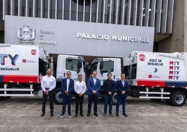 Adrián de la Garza incorpora nuevas unidades para la recolección de basura domiciliaria en Monterrey