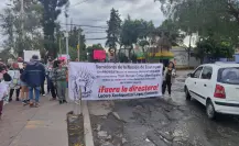 Caos vial en Ecatepec Edomex; protestan por despidos de Servidores de la Nación