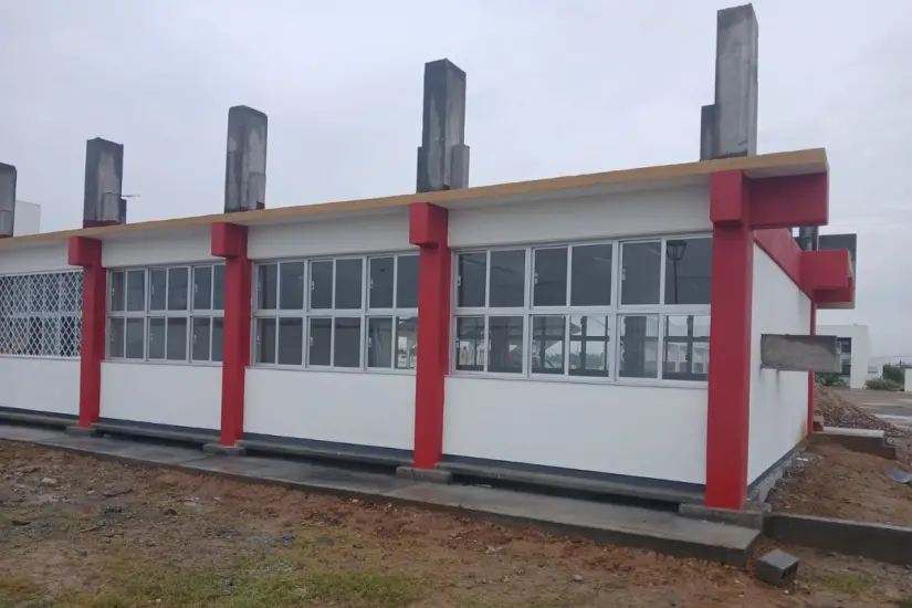 Inicia el diagnóstico de las escuelas dañadas por las lluvias e inundaciones en Tamaulipas. Foto: Carlos García