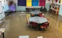 Inicia diagnóstico de daños en escuelas por lluvias en Tamaulipas