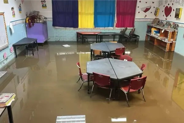 Inicia diagnóstico de daños en escuelas por lluvias en Tamaulipas