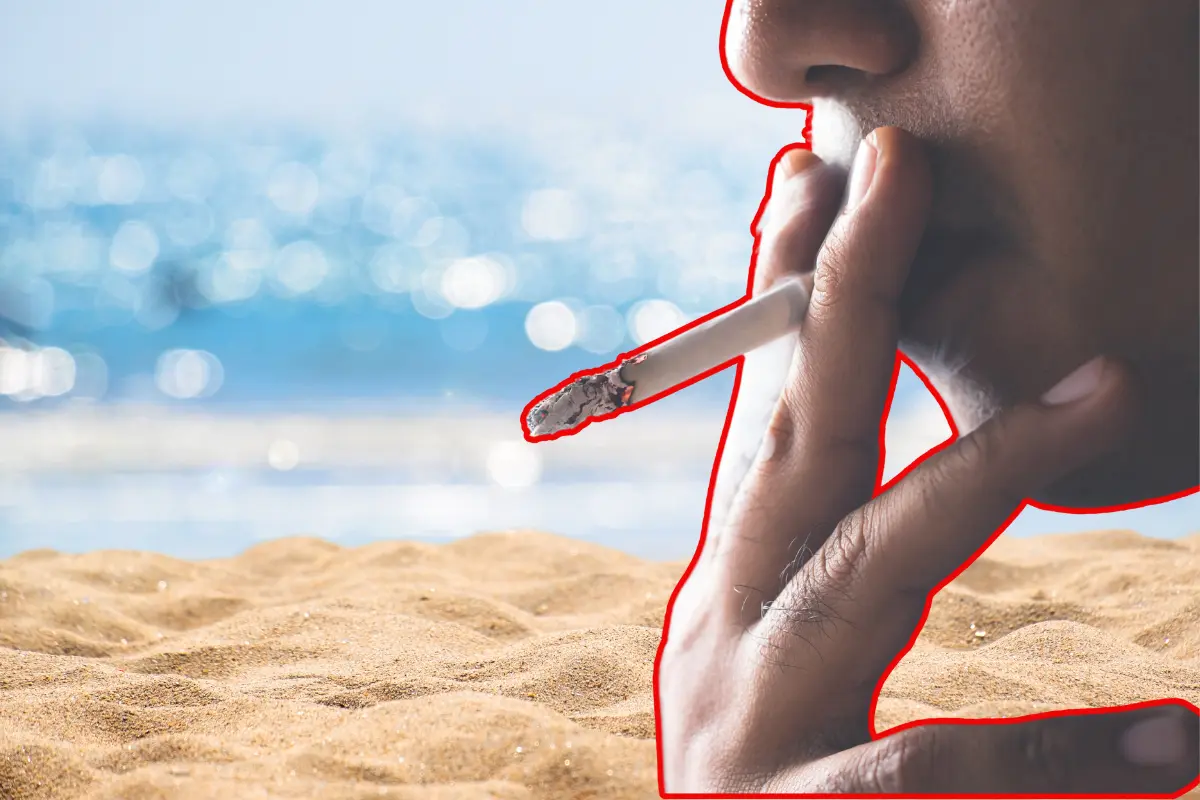 Si fumas, las playas sudcalifornianas no te lo prohíben, pero igual puedes mantener un respeto al medio ambiente. Fotos Ilustrativas: Canva,