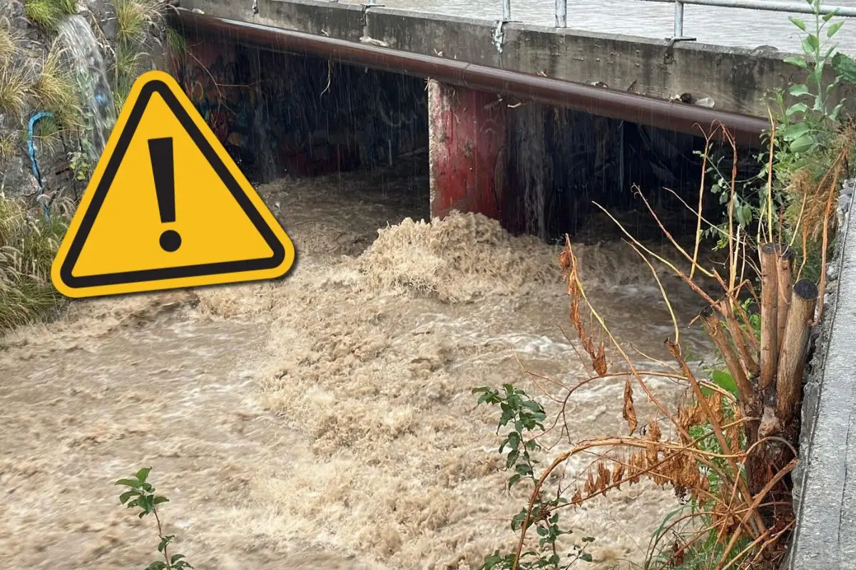 Hombre arrastrado por lluvias en Saltillo alerta en Coahuila / Foto: Pionero | PC Coahuila |Canva