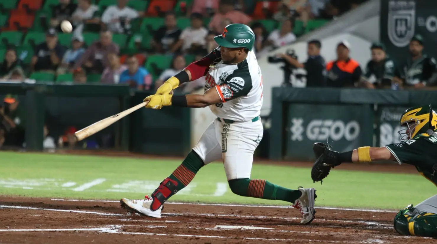 Los Leones de Yucatán comenzaron la segunda mitad de la temporada venciendo a los Pericos de Puebla en el Parque Kukulcán.- Fuente Leones de Yucatán