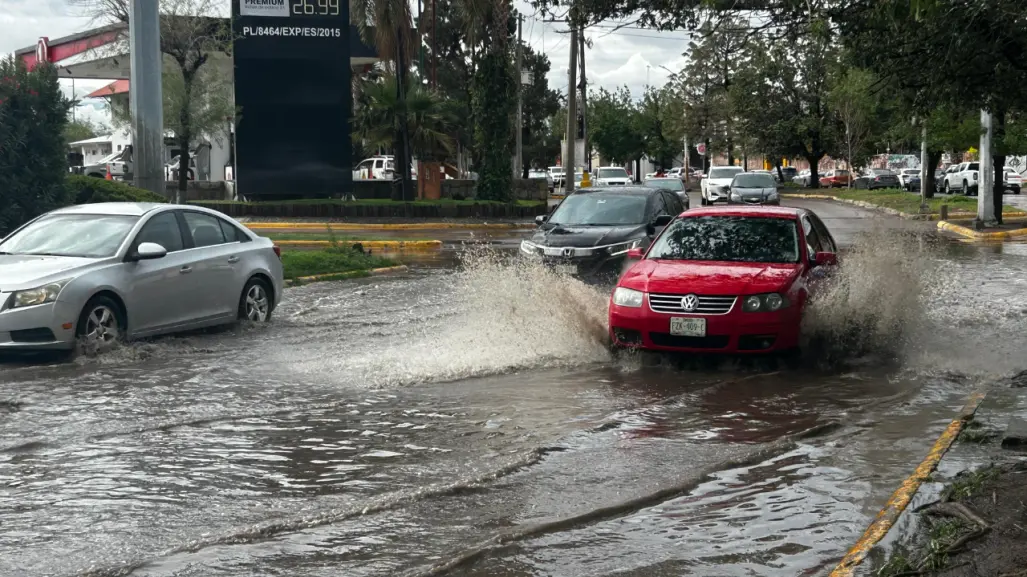 ¿Tienes lancha? Así amanece esta zona de Durango tras una noche lluviosa