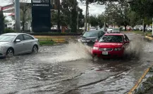 ¿Tienes lancha? Así amanece esta zona de Durango tras una noche lluviosa
