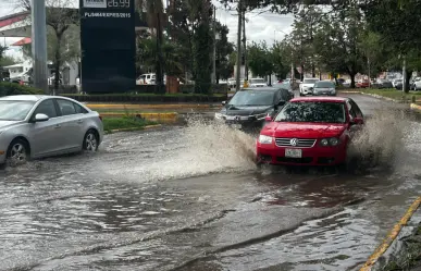 ¿Tienes lancha? Así amanece esta zona de Durango tras una noche lluviosa