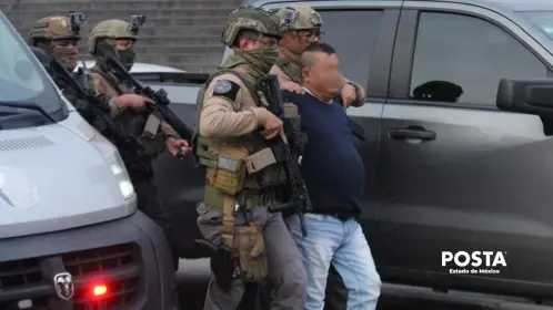Detienen a "El Mimoso" y lo trasladan a  penal de Tenango del Valle
