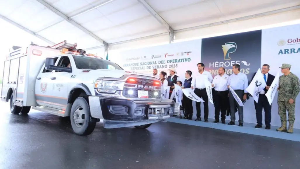 Banderazo al Operativo Especial de Verano Héroes Paisanos 2025 en Tamaulipas