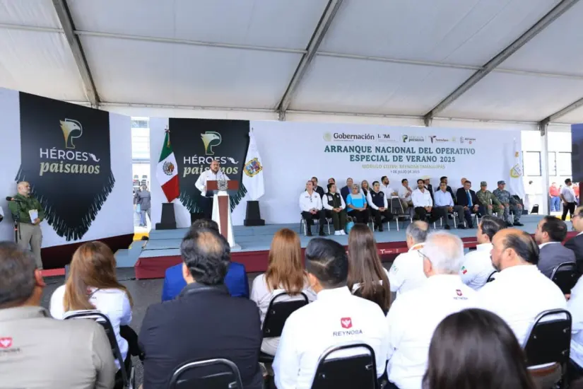 Este operativo tiene el propósito de brindar información y acompañamiento a los mexicanos que regresan al país | Foto: gobierno de Tamaulipas