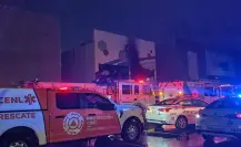 VIDEO | Incendio consume salón de fiestas en San Nicolás de los Garza