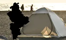 En esta playa puedes hacer camping y está a 1 hora de Monterrey