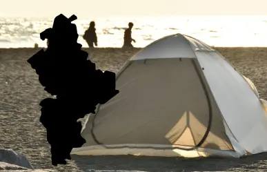 En esta playa puedes hacer camping y está a 1 hora de Monterrey