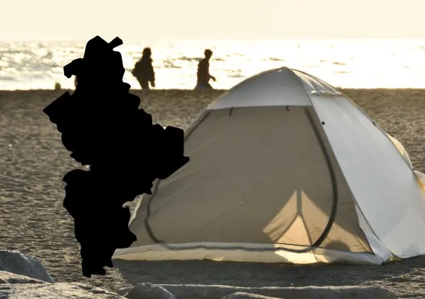 En esta playa puedes hacer camping y está a 1 hora de Monterrey